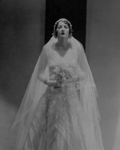 Wedding dress, designed by Coco Chanel